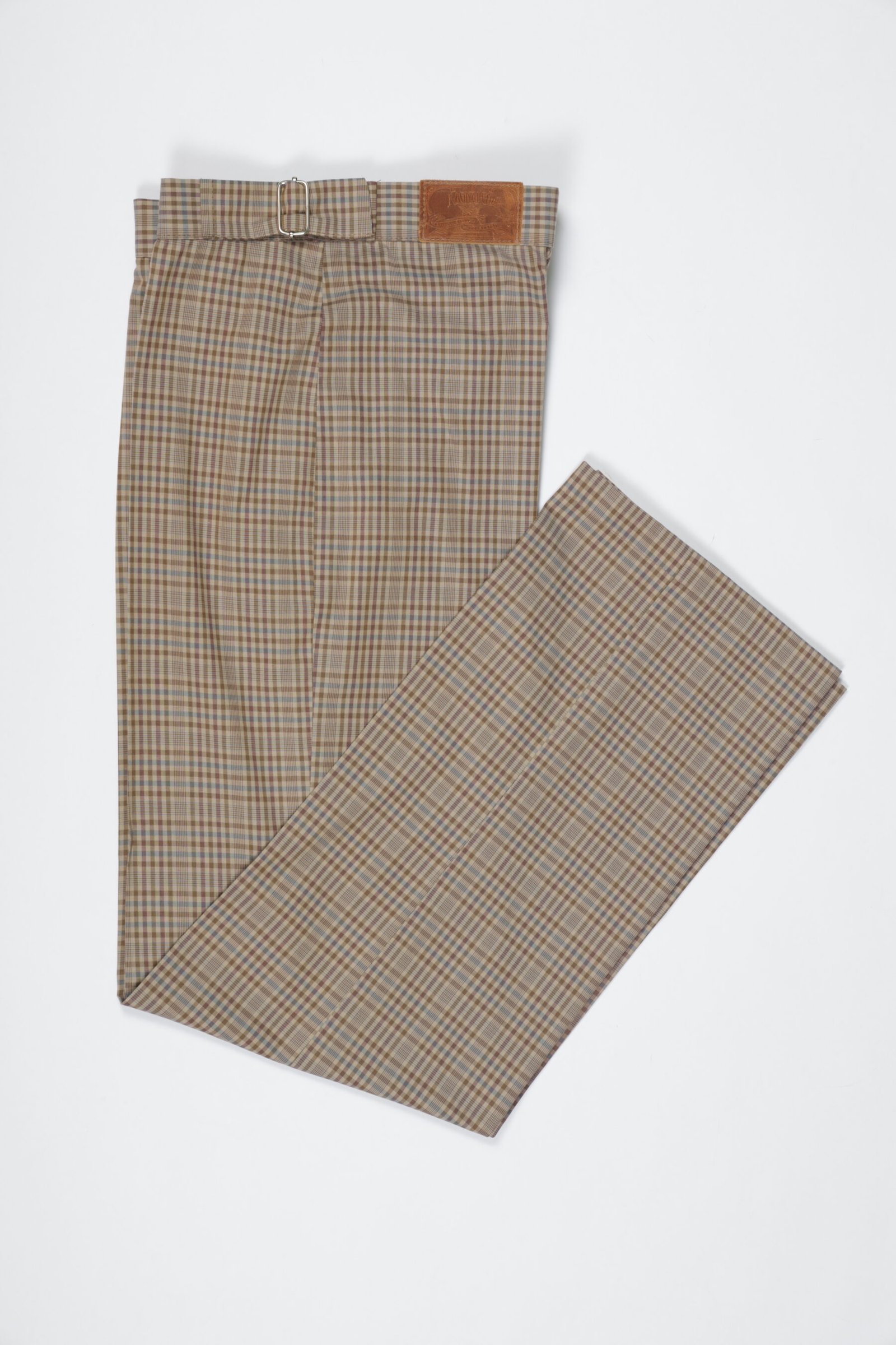 Brown Plaid Pant