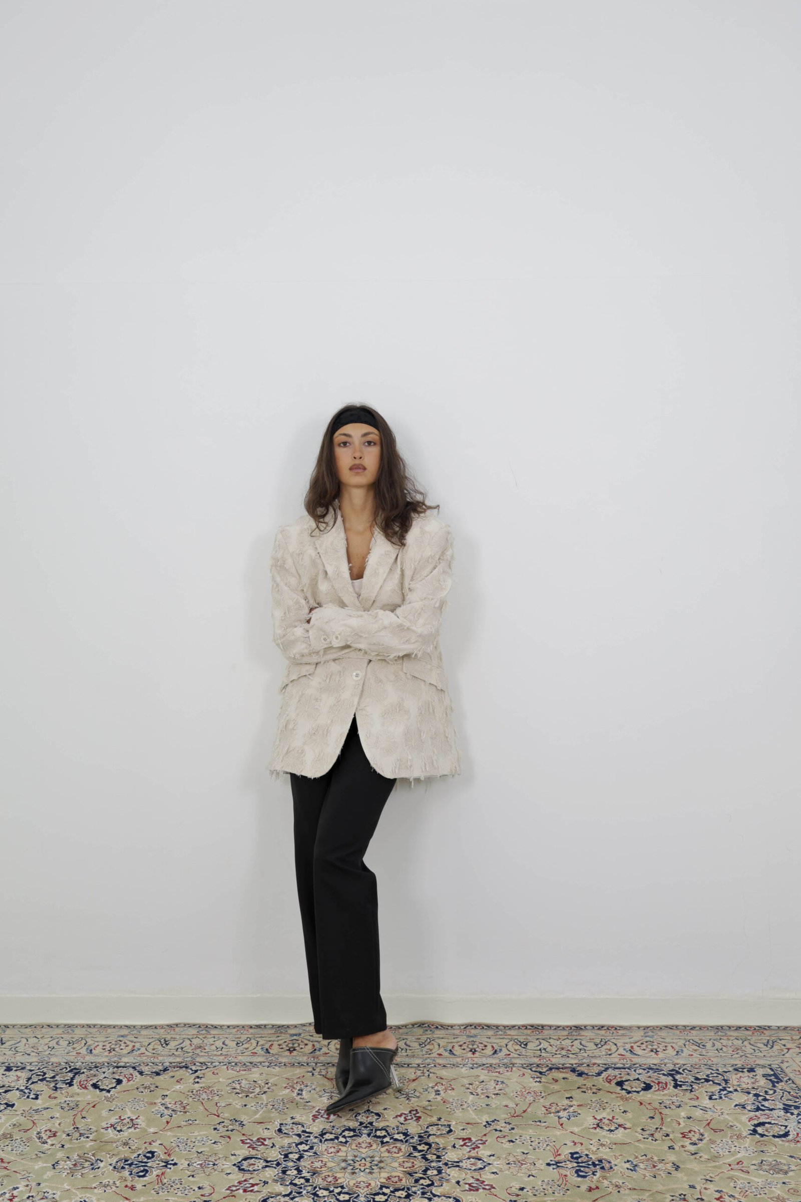 Oversized Linen Blazer