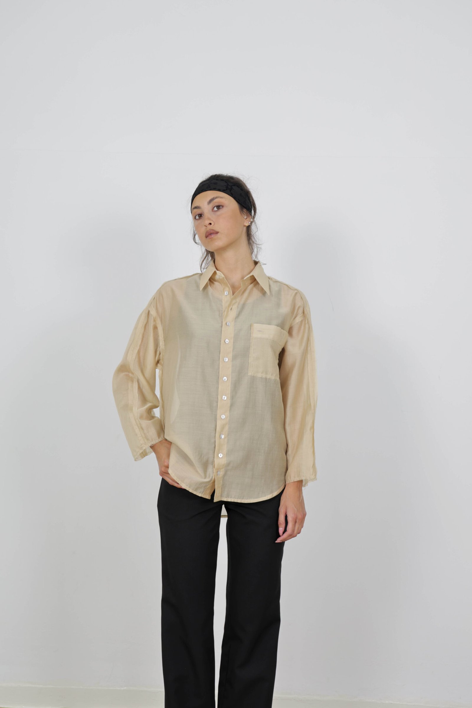 Flowing Tencel Pocket Shirt