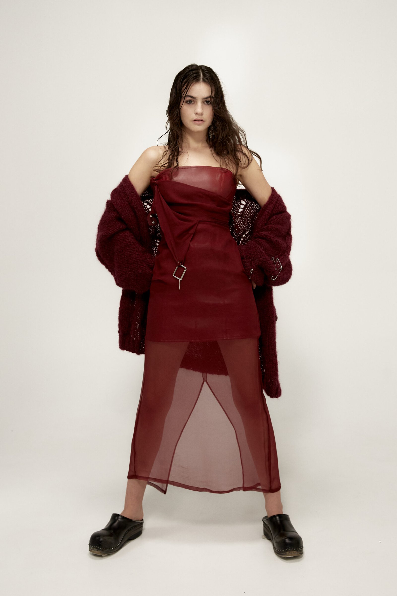 Burgundy Dress