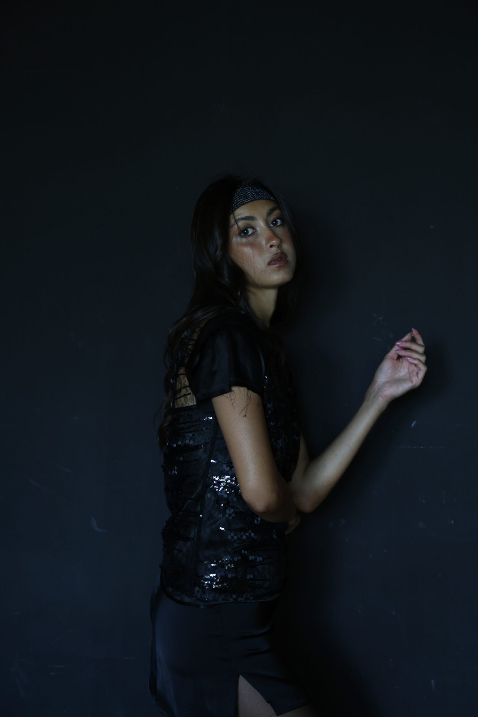 Sequin Top - Black